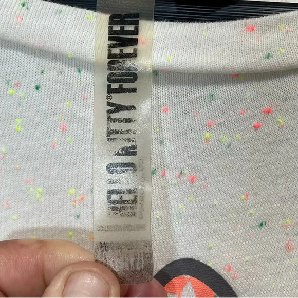 Forever 21 Hello Kitty confetti long sleeve too Size Medium - Picture 9 of 11
